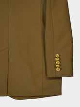 Zimmermann Olive Green Crush Single Breasted Jacket