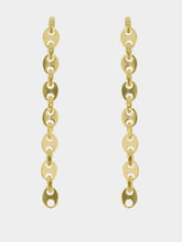 Gold Nano Chain Drop Earrings | PDP - Fashion Clinic