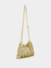 Rabanne 1969 Iconic Gold Nano Shoulder Bag