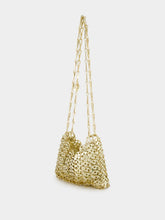 Rabanne 1969 Iconic Gold Nano Shoulder Bag
