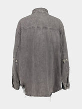 Mother Gray Lazy Sunday Shirt Jacket