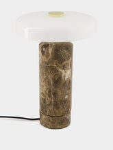 Design By Us Burgundy and Opal Trip LED Lamp