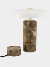 Design By Us Burgundy and Opal Trip LED Lamp