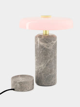 Design By Us Silver and Rose Trip LED Lamp