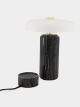 Design By Us Charcoal and Opal Matte Trip LED Lamp
