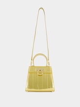 Ferragamo Gold Iconic Top Handle Small