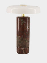 Design By Us White Glossy Trip Glass Shade
