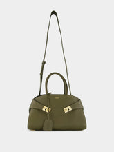 Ferragamo Olive Green Small Hug Handbag