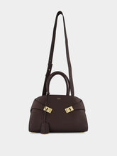 Ferragamo Brown Hug Bicolor Medium Handbag