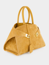 Ferragamo Brown Hug Small Leather Top Handle Bag