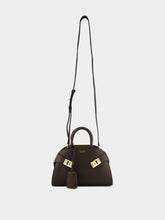 Ferragamo Testa de Moro Hug Mini Bicolour Leather Handbag