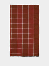 Maison de Vacances Mimi Nara Canvas Burgundy Kitchen Towel