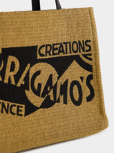 Ferragamo Honey Medium Venna Logo Tote Bag