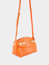 Ferragamo Orange Ayers Leather Hug Pouch