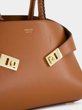 Ferragamo New Cognac Small Hug Handbag