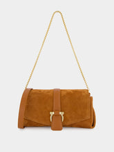 Ferragamo Natural Rust Leather Shoulder Bag