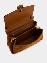 Ferragamo Natural Rust Leather Shoulder Bag