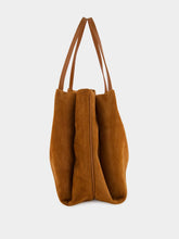 Ferragamo Brown Goatskin Suede Tote Bag