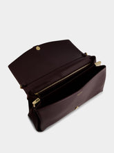 Ferragamo Oxblood Red Large Front Flap Soulder Bag