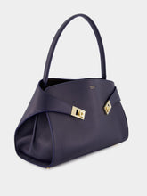 Ferragamo Navy Blue Medium Hug Bag
