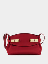 Ferragamo Small Red Silk Pouch Bag