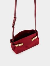 Ferragamo Small Red Silk Pouch Bag