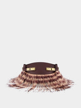 Ferragamo Small Hug Ostrich Feather Bag