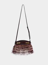 Ferragamo Small Hug Ostrich Feather Bag