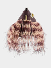 Ferragamo Small Hug Ostrich Feather Bag
