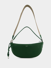 Ferragamo Forest Green Leather Hobo Bag