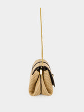 Ferragamo Natural Raffia Mia Extra Small Crossbody Bag