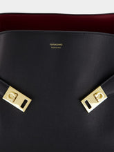 Ferragamo Black Hug Medium Shoulder Bag