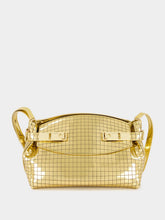Ferragamo Gold Mirror Small Hug Soft Crossbody Bag