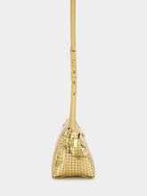 Ferragamo Gold Mirror Small Hug Soft Crossbody Bag