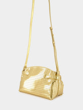 Ferragamo Gold Mirror Small Hug Soft Crossbody Bag