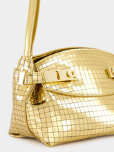 Ferragamo Gold Mirror Small Hug Soft Crossbody Bag