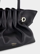 Ferragamo Small Black Soft Nappa Bag