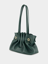 Ferragamo Moss Green Small Soft-Bag