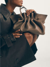 Ferragamo Cement Brown Medium Soft Shoulder Bag