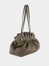 Ferragamo Cement Brown Medium Soft Shoulder Bag