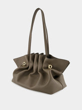 Ferragamo Cement Brown Medium Soft Shoulder Bag