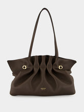 Ferragamo Dark Brown Medium Soft Leather Bag