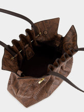 Ferragamo Small Dark Brown Soft Bag