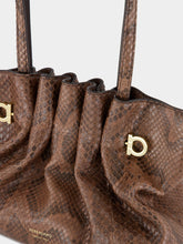 Ferragamo Small Dark Brown Soft Bag