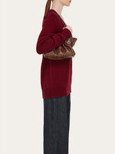 Ferragamo Small Dark Brown Soft Bag