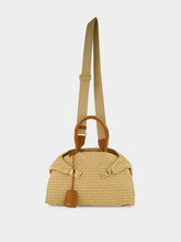 Ferragamo Natural Medium Hug Raffia Handbag