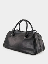 Ferragamo Black Harley Leather Top Handle Bag