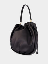 Ferragamo Black Calfskin Hug Bucket Bag