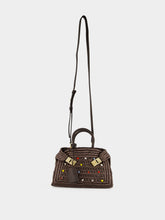 Ferragamo Brown Small Hug Raffia Handbag