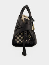 Ferragamo Black Mini Hug Laser-Cut Handbag